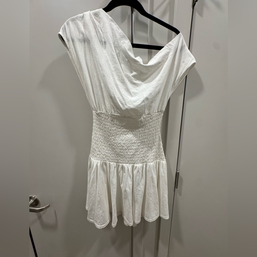 Free People White slouch dress